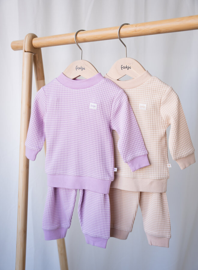 Feetje - Pyjama wafel - Summer Special - Lila