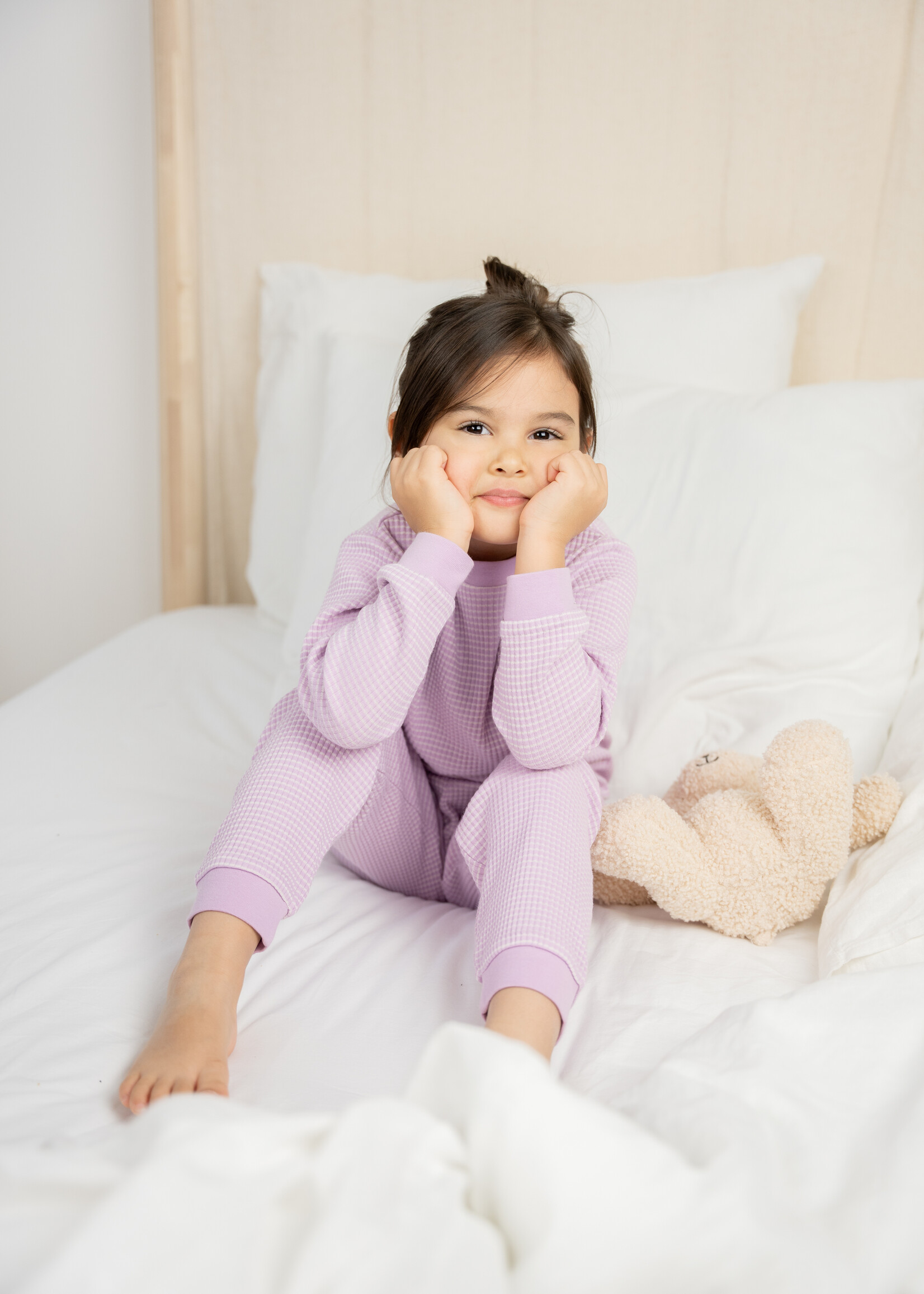 Feetje Feetje - Pyjama wafel - Summer Special - Lila