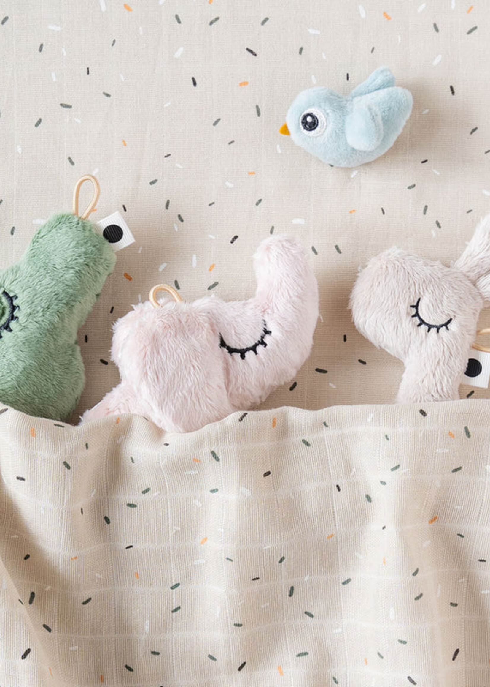 DonebyDeer Donebydeer - Tiny sensory rattle Elphee - Powder