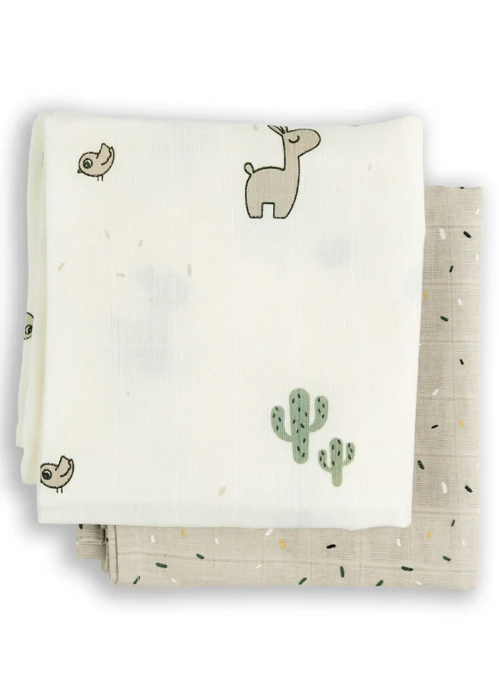 DonebyDeer Donebydeer - Swaddle 2-pack Gots Lalee - Sand