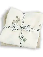 DonebyDeer Donebydeer - Swaddle 2-pack Gots Lalee - Sand