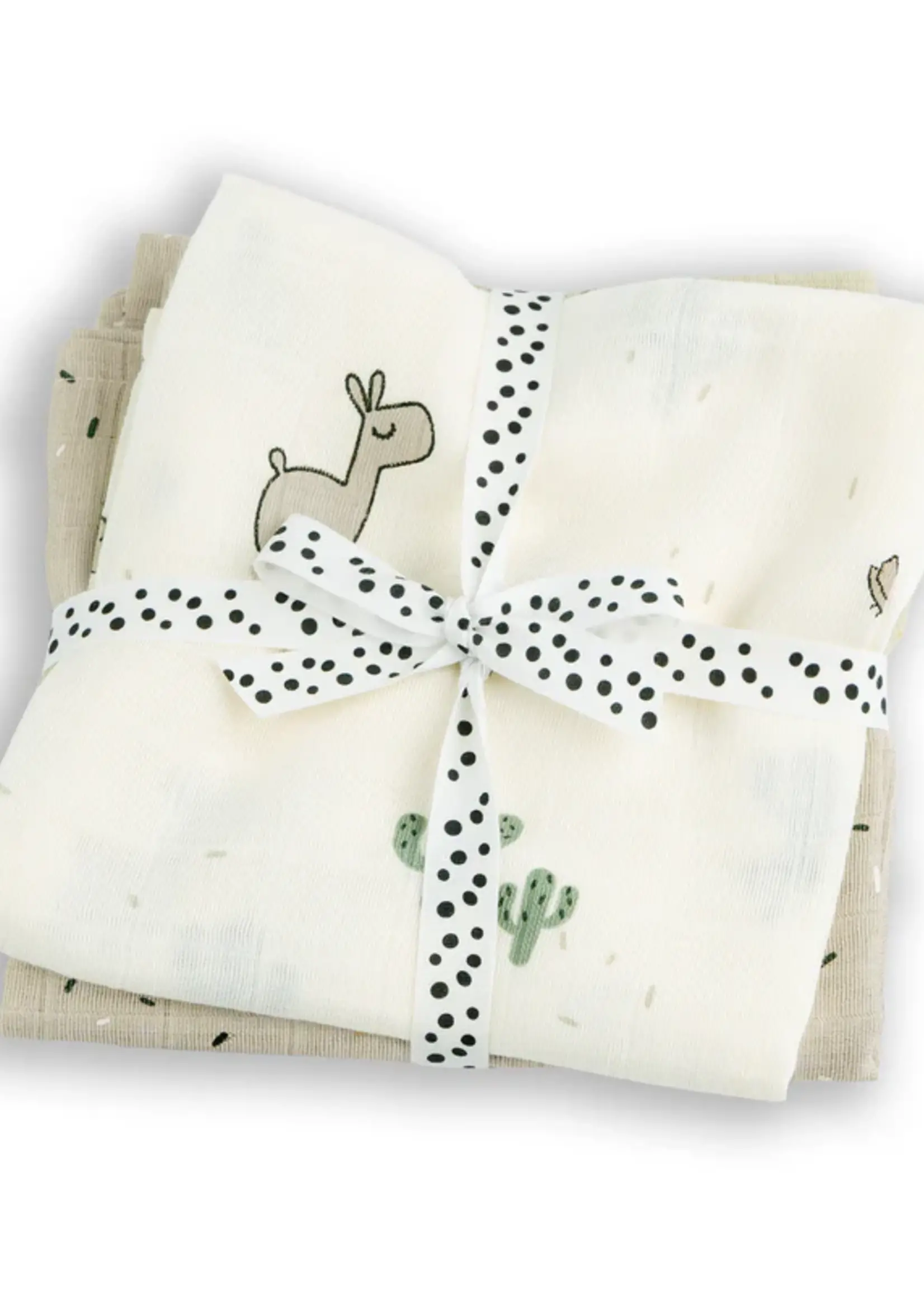 DonebyDeer Donebydeer - Swaddle 2-pack Gots Lalee - Sand
