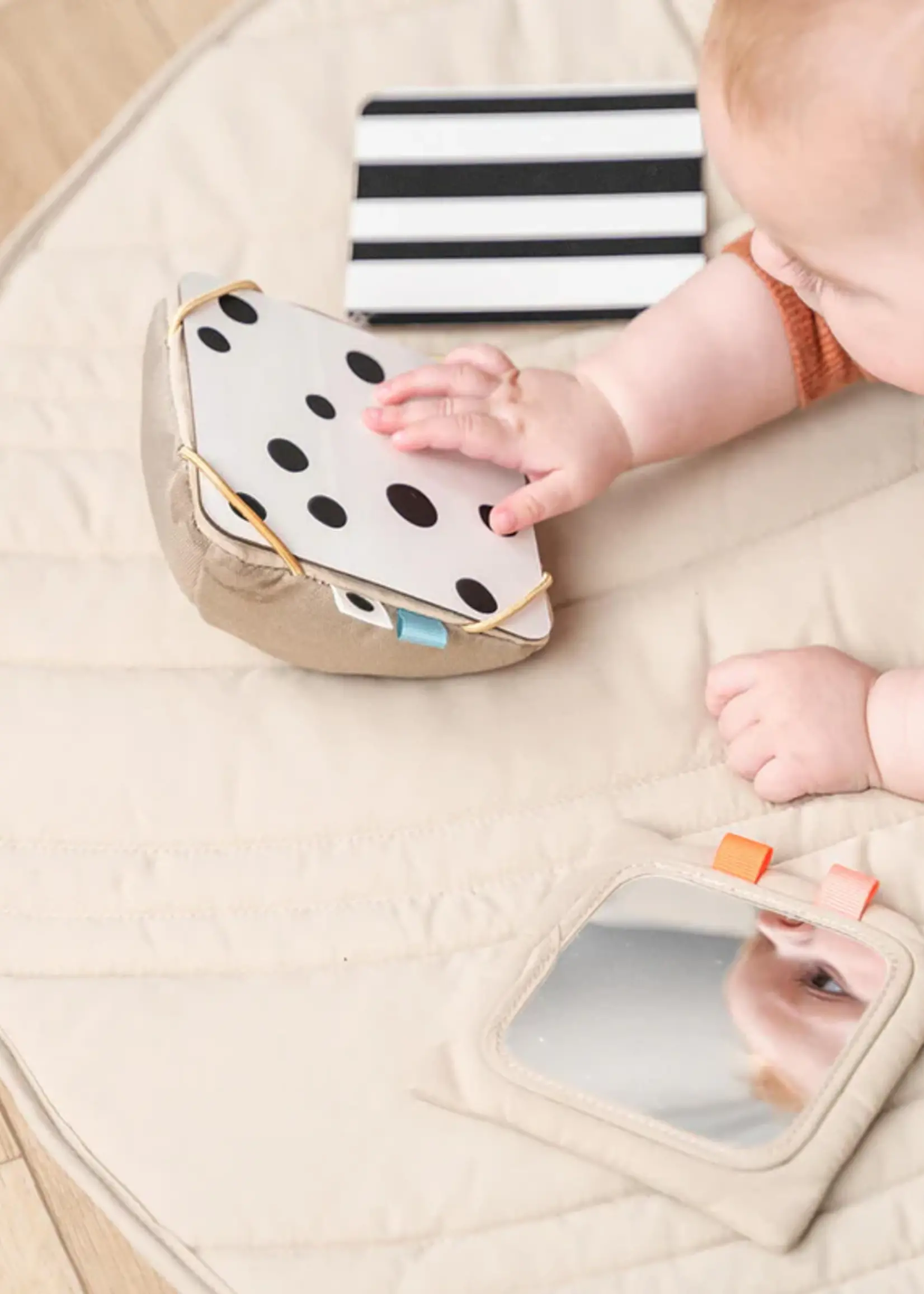 DonebyDeer DonebyDeer - Baby contrast card holder - Deer friends