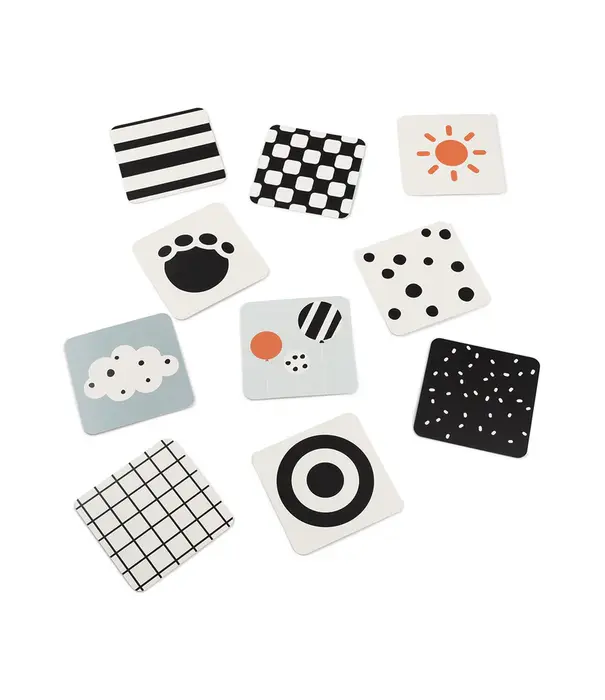 DonebyDeer Donebydeer - Baby contrast card 10-pack Deer friend