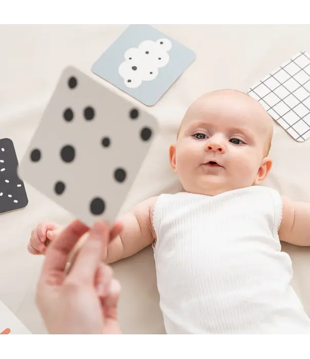 DonebyDeer Donebydeer - Baby contrast card 10-pack Deer friend