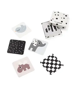 Donebydeer - Baby contrast card 10-pack Deer friend