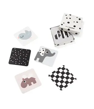 Donebydeer - Baby contrast card 10-pack Deer friend