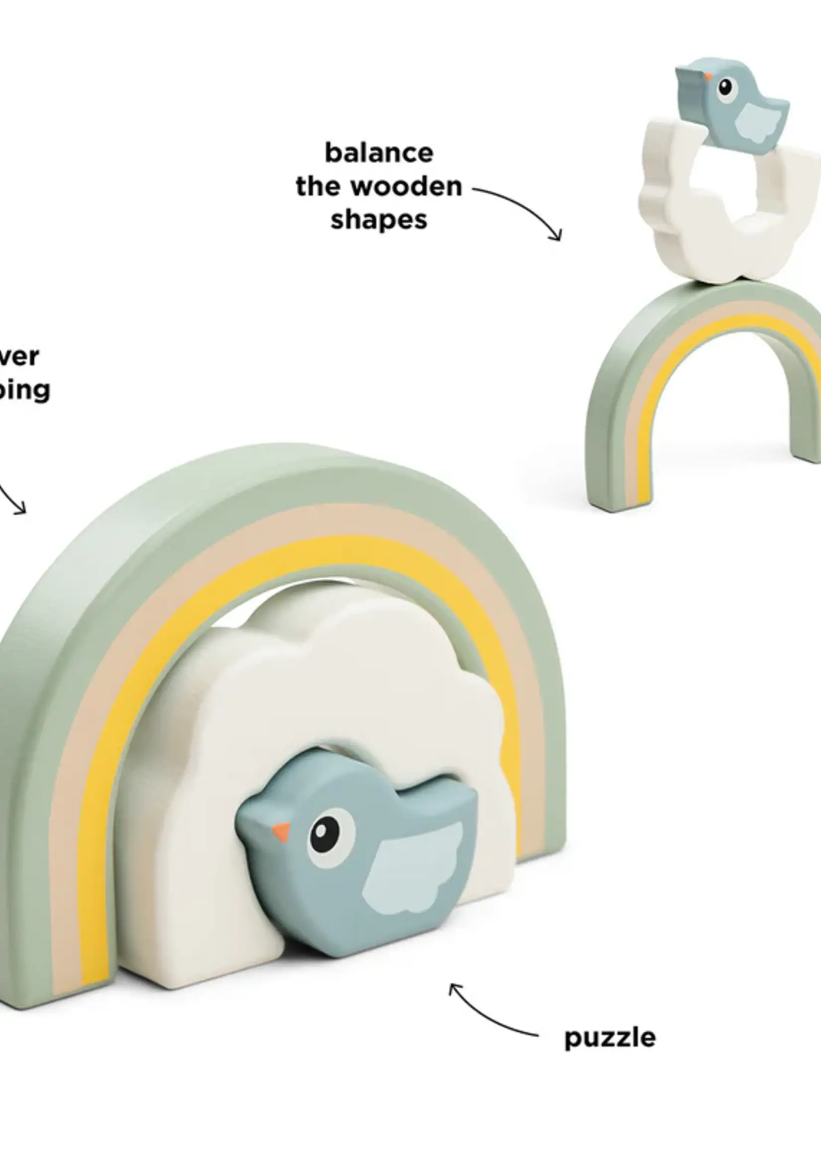 DonebyDeer DonebyDeer - Stacking tunnel Birdee Colour mix