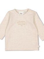 Feetje Feetje Noos - Longsleeve - the Magic is in you - Offwhite melange
