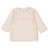 Feetje Noos - Longsleeve - the Magic is in you - Offwhite melange