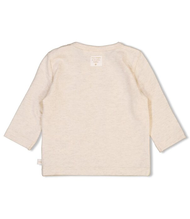 Feetje Feetje Noos - Longsleeve - the Magic is in you - Offwhite melange