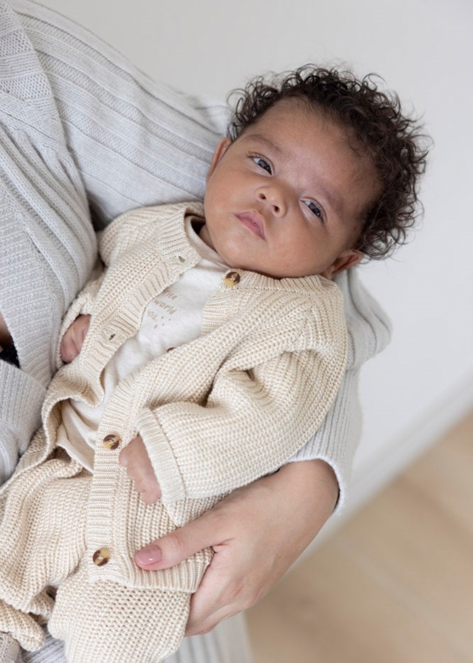 Feetje Feetje Noos - Longsleeve - the Magic is in you - Offwhite melange