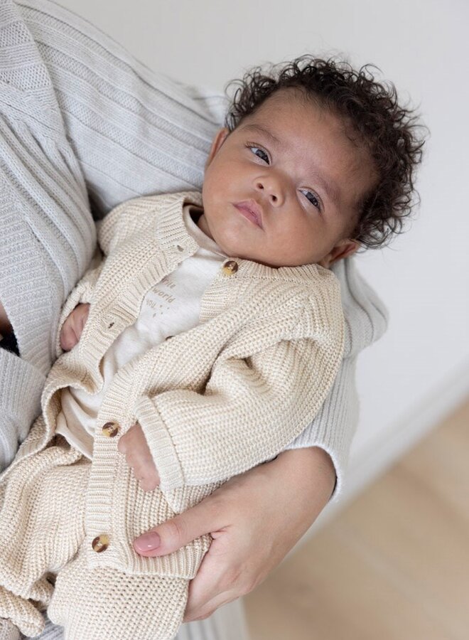 Feetje Noos - Longsleeve - the Magic is in you - Offwhite melange