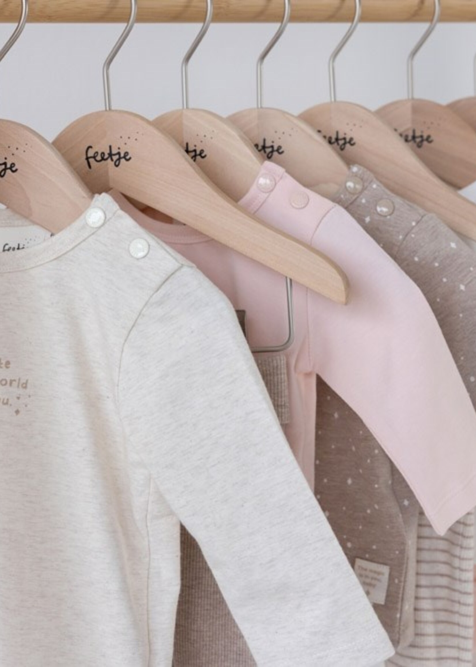 Feetje Feetje Noos - Longsleeve - the Magic is in you - Offwhite melange