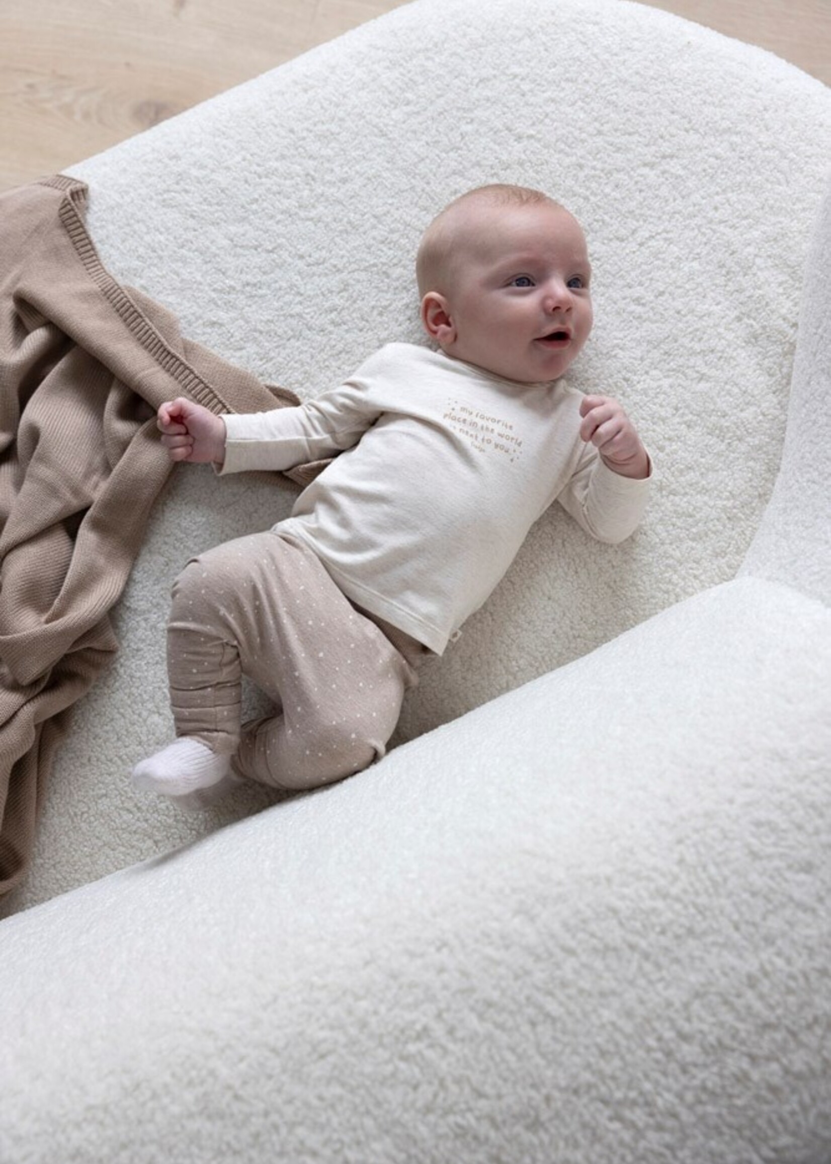 Feetje Feetje Noos - Longsleeve - the Magic is in you - Offwhite melange