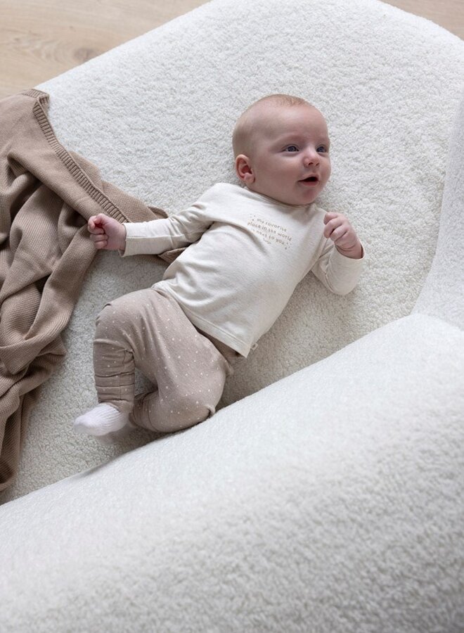 Feetje Noos - Longsleeve - the Magic is in you - Offwhite melange