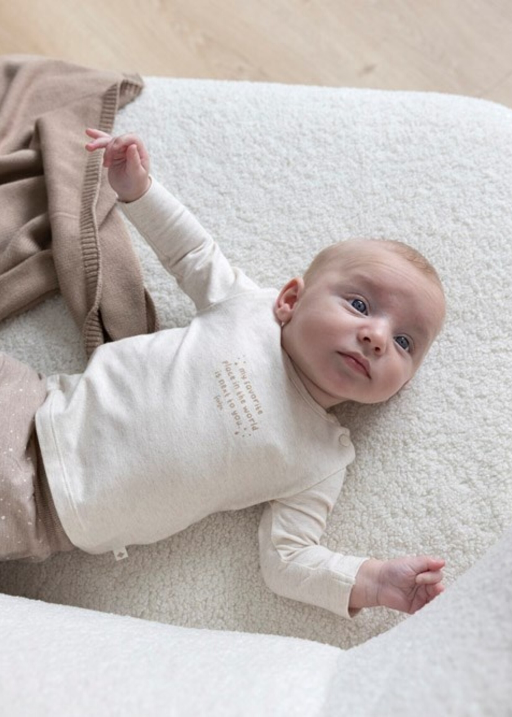 Feetje Feetje Noos - Longsleeve - the Magic is in you - Offwhite melange