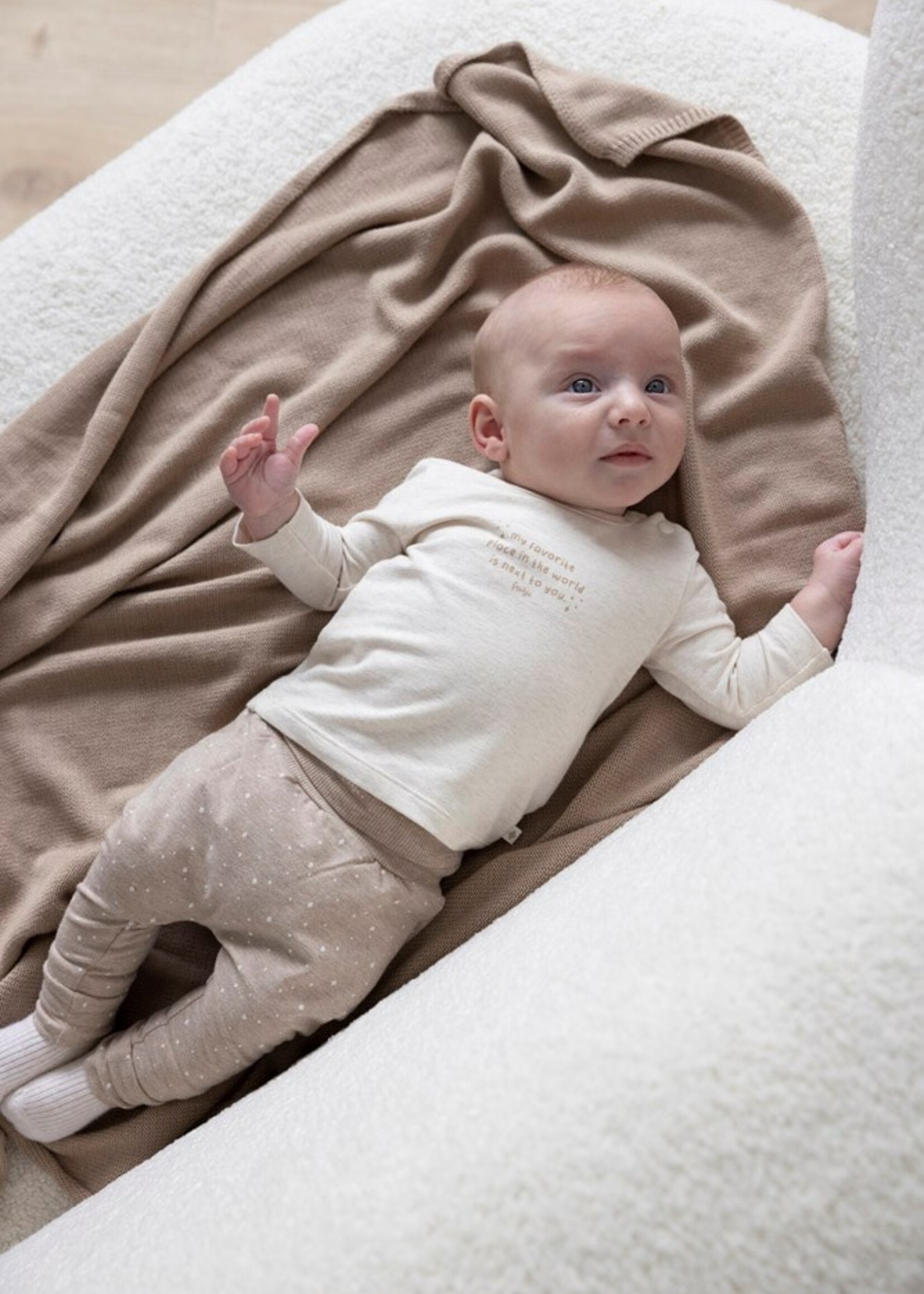 Feetje Feetje Noos - Longsleeve - the Magic is in you - Offwhite melange