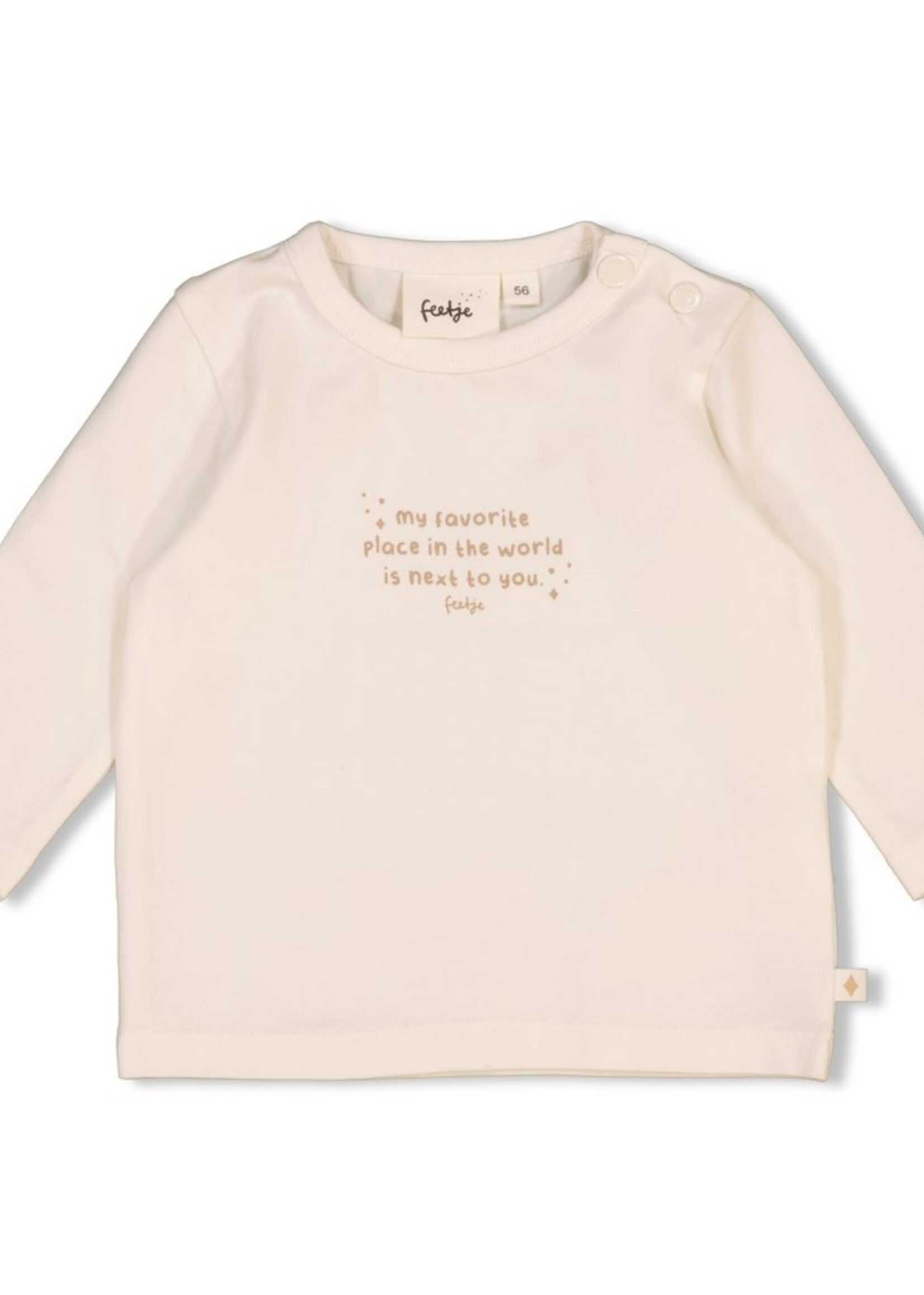 Feetje Feetje Noos -  Longsleeve - The magic is in you - Offwhite