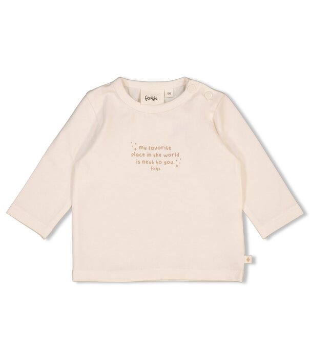 Feetje Feetje Noos -  Longsleeve - The magic is in you - Offwhite