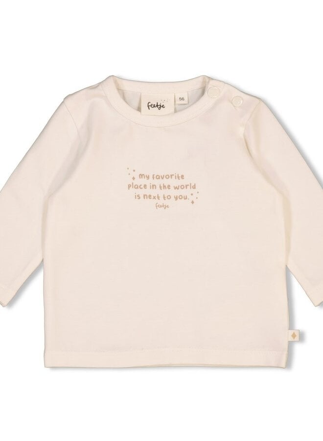 Feetje Noos -  Longsleeve - The magic is in you - Offwhite