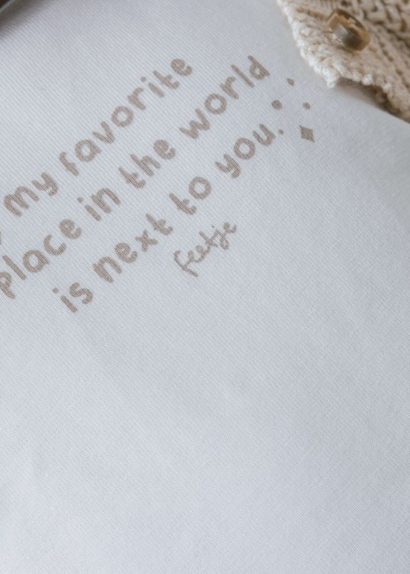 Feetje Feetje Noos -  Longsleeve - The magic is in you - Offwhite