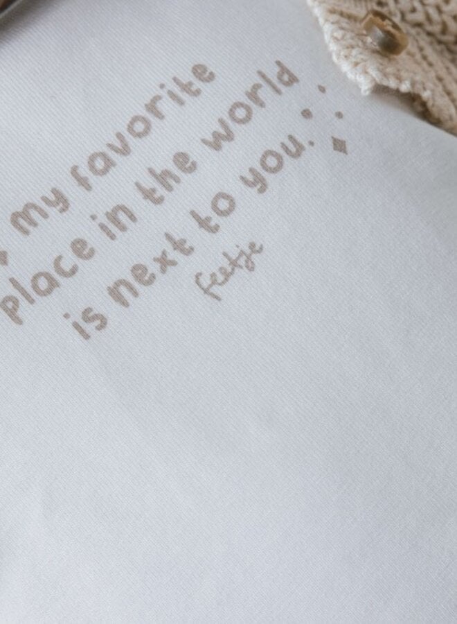 Feetje Noos -  Longsleeve - The magic is in you - Offwhite