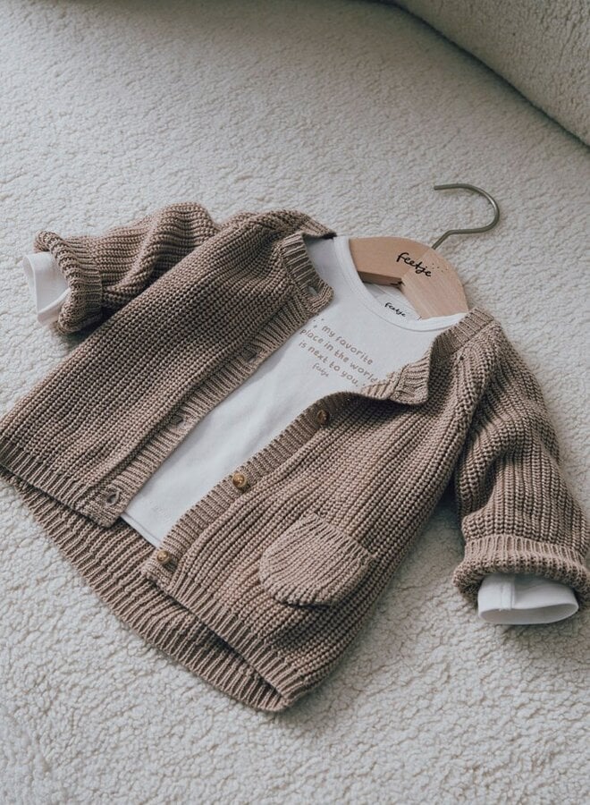 Feetje Noos -  Longsleeve - The magic is in you - Offwhite