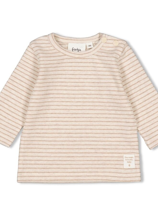 Feetje Noos - Longsleeve rib met streep - The magic is in you