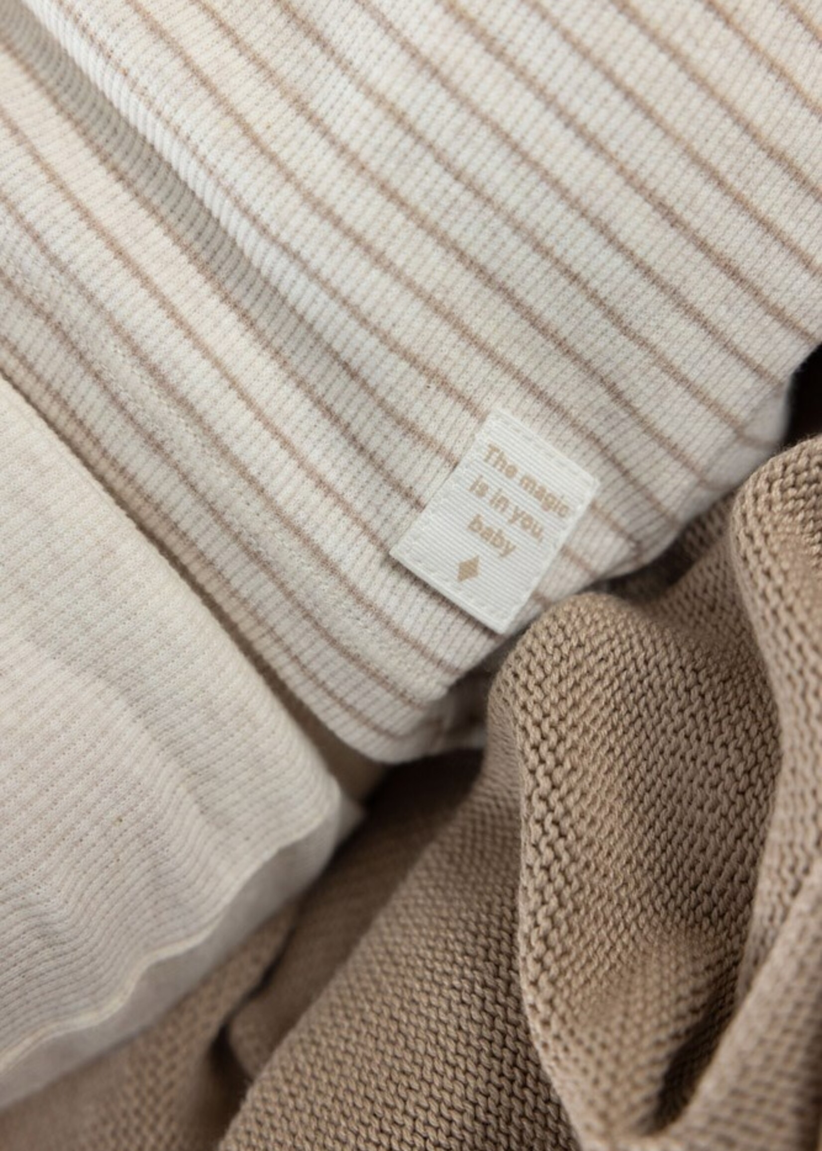 Feetje Feetje Noos - Longsleeve rib met streep - The magic is in you