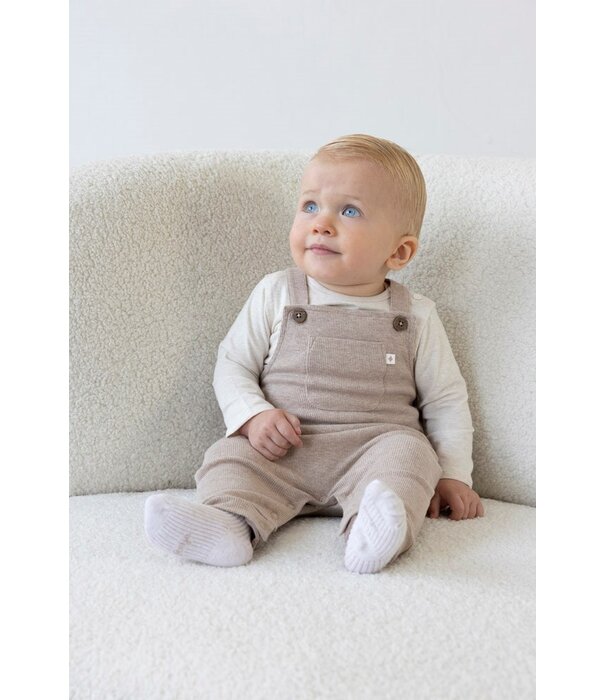 Feetje Feetje Noos - Tuinbroek rib - The magic is in you - Taupe