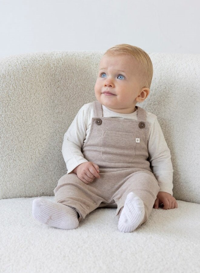 Feetje Noos - Tuinbroek rib - The magic is in you - Taupe