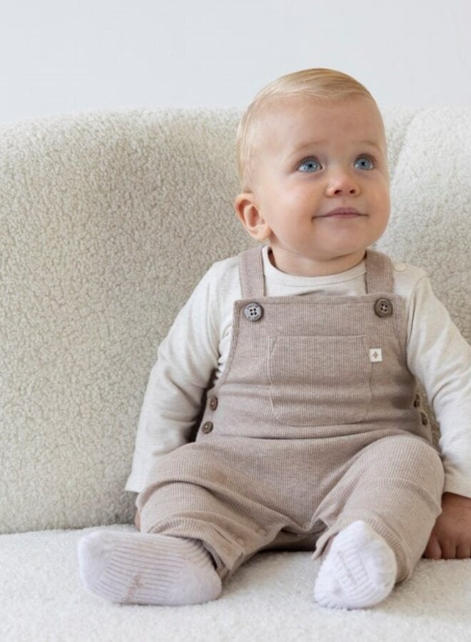 Feetje Noos - Tuinbroek rib - The magic is in you - Taupe