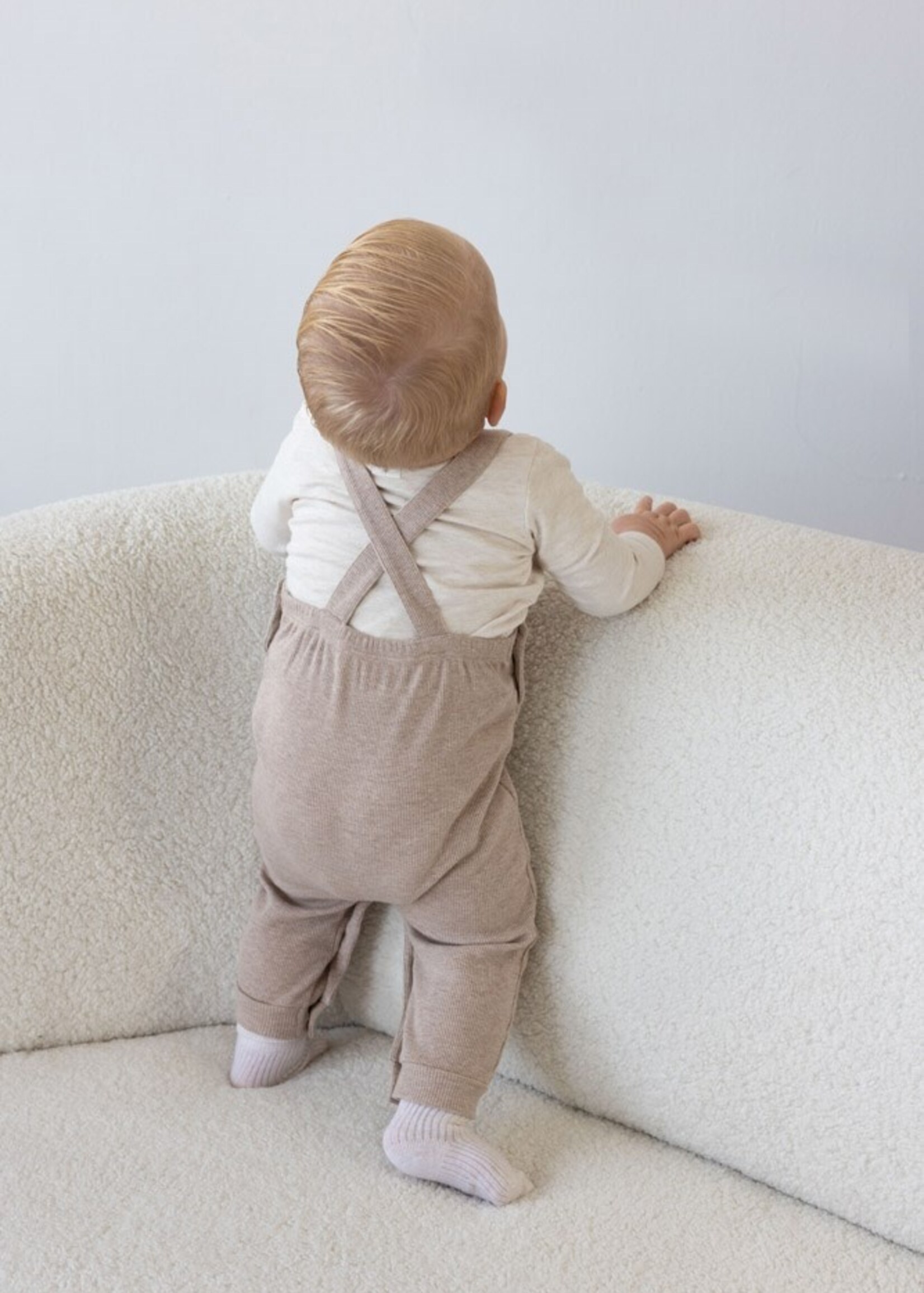 Feetje Feetje Noos - Tuinbroek rib - The magic is in you - Taupe