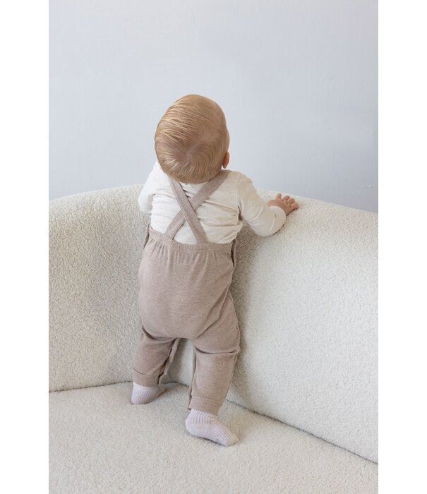Feetje Feetje Noos - Tuinbroek rib - The magic is in you - Taupe