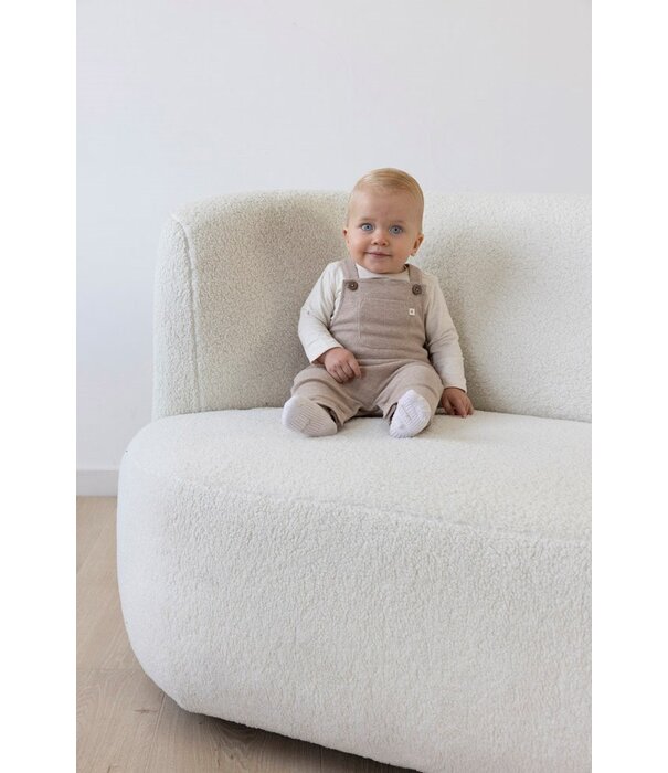 Feetje Feetje Noos - Tuinbroek rib - The magic is in you - Taupe