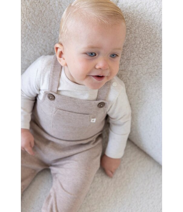 Feetje Feetje Noos - Tuinbroek rib - The magic is in you - Taupe