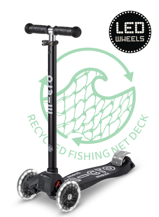 Micro Step - Maxi Deluxe Eco Led - Zwart