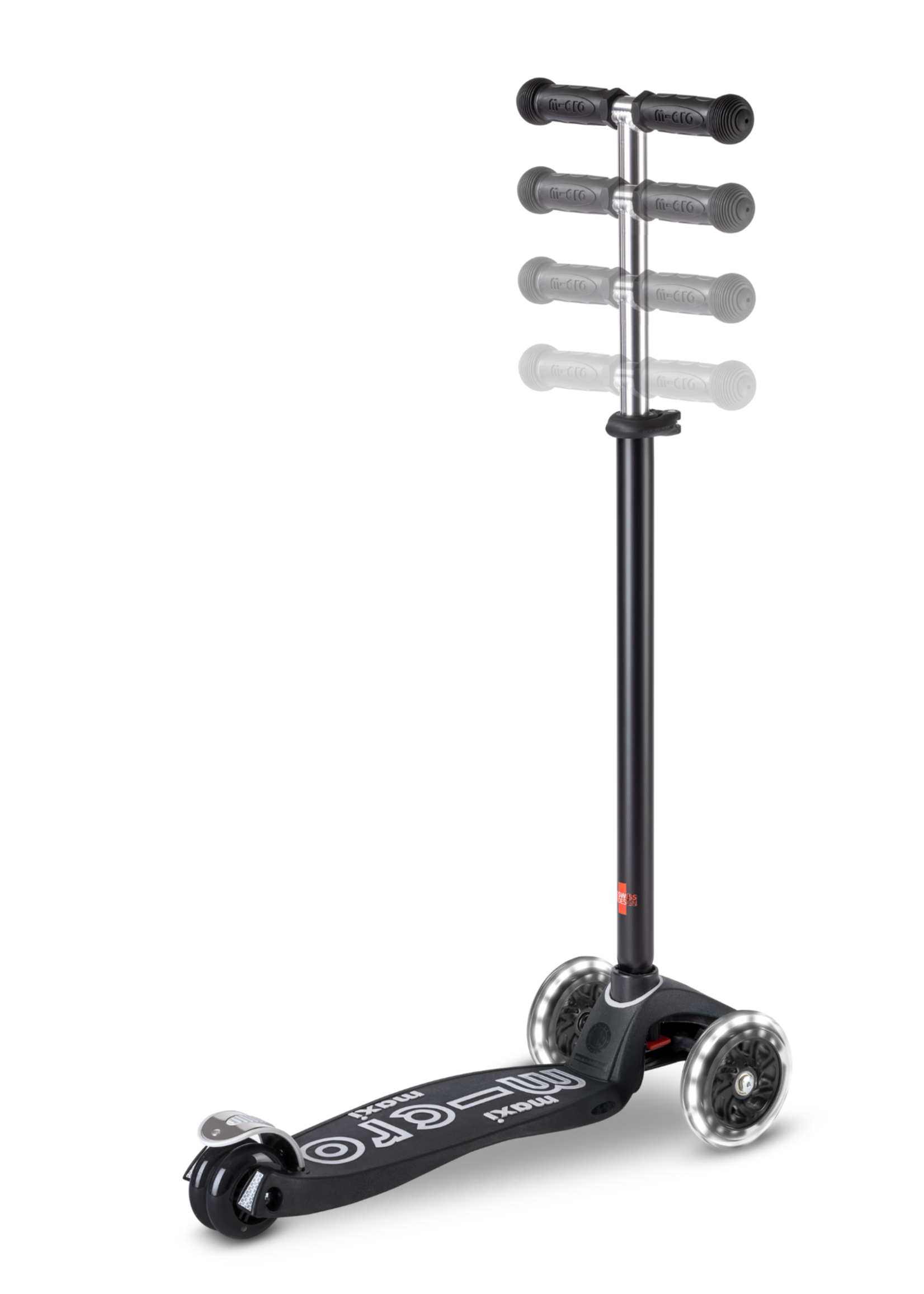 Micro Step Micro Step - Maxi Deluxe Eco Led - Zwart