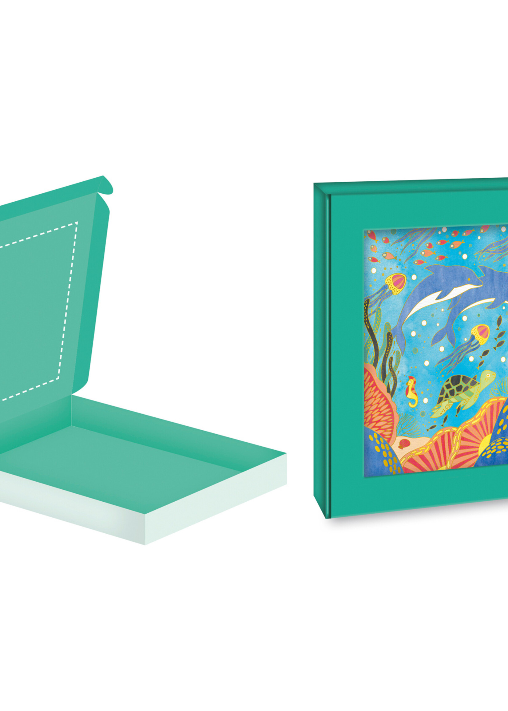 Janod Janod Atelier - Gouden plaatje dieren verven