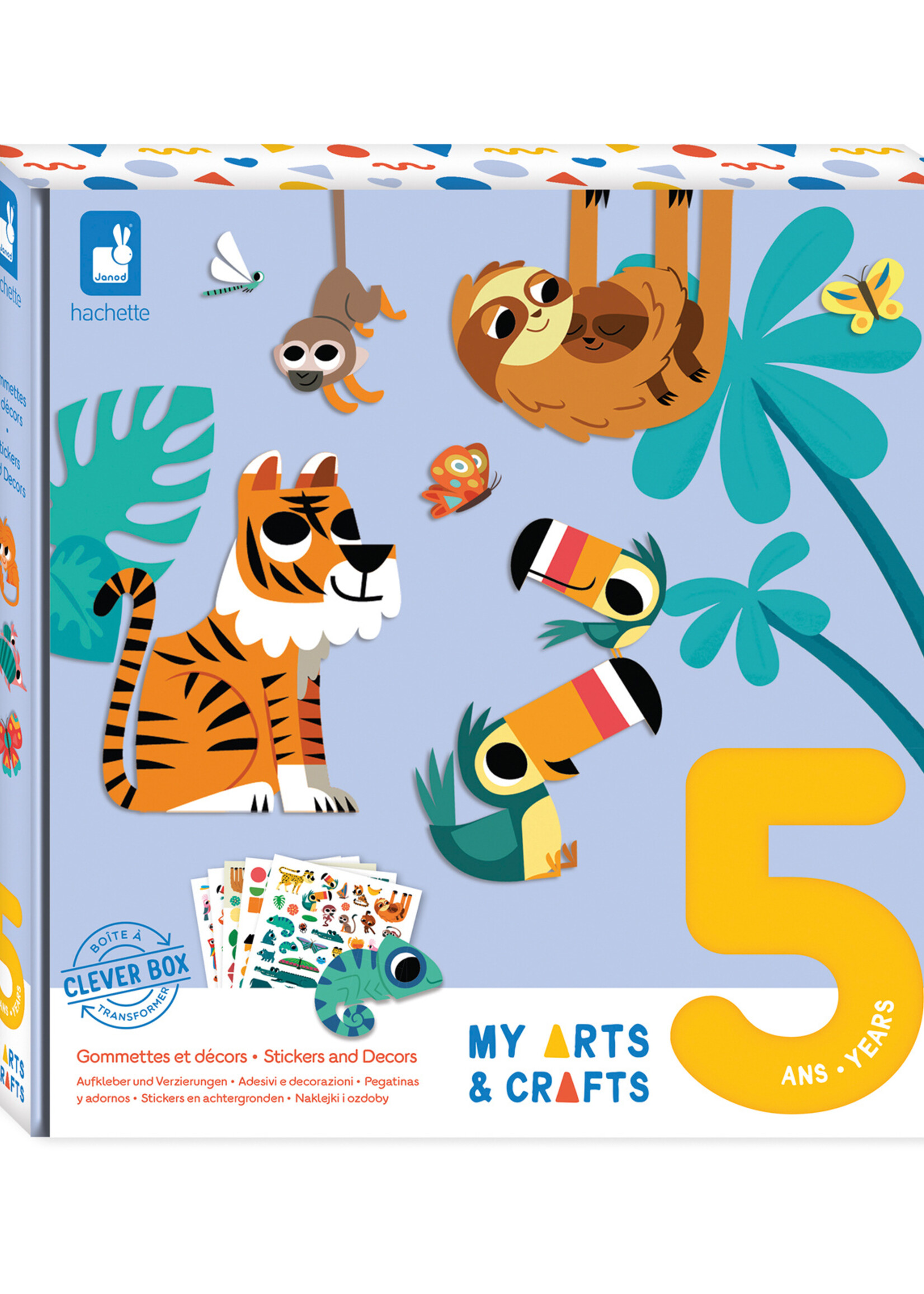 Janod Janod Atelier - 5jr - Stickers plakken