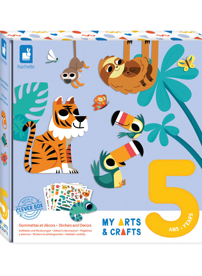 Janod Atelier - 5jr - Stickers plakken