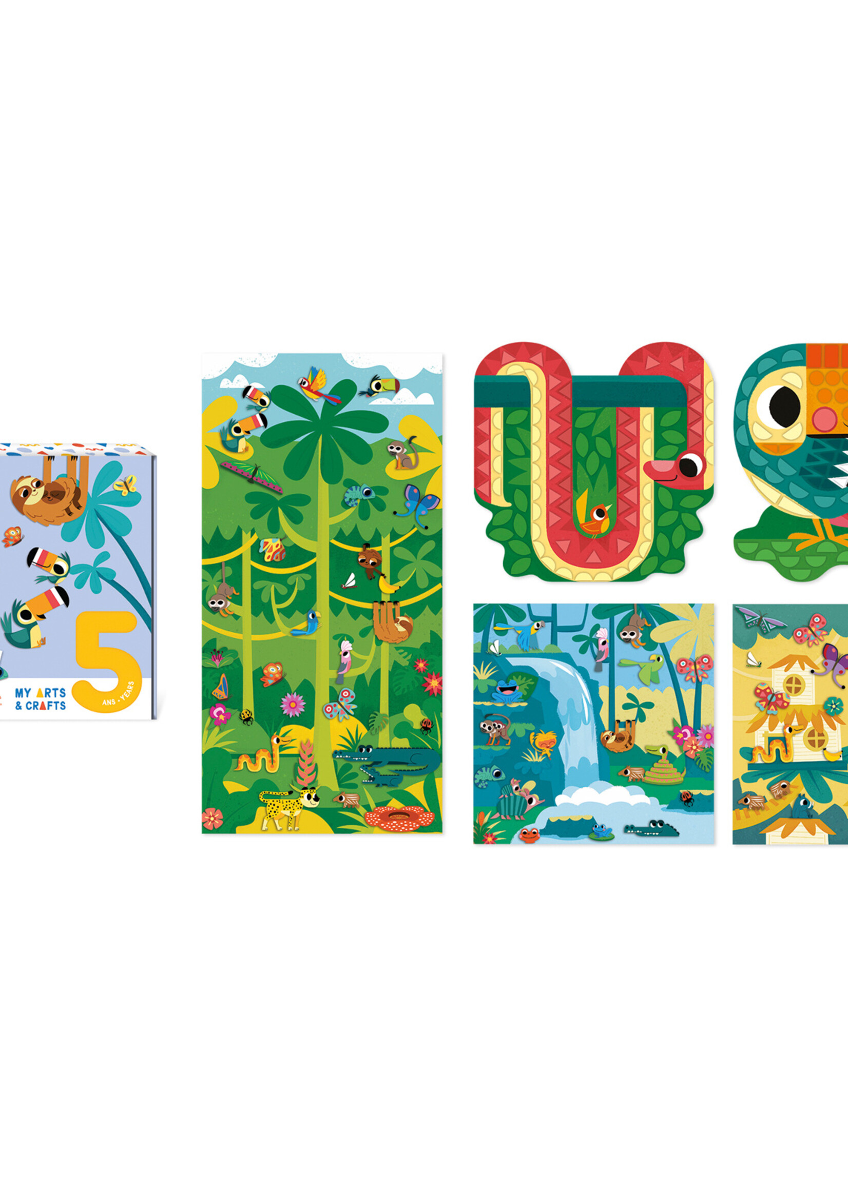 Janod Janod Atelier - 5jr - Stickers plakken