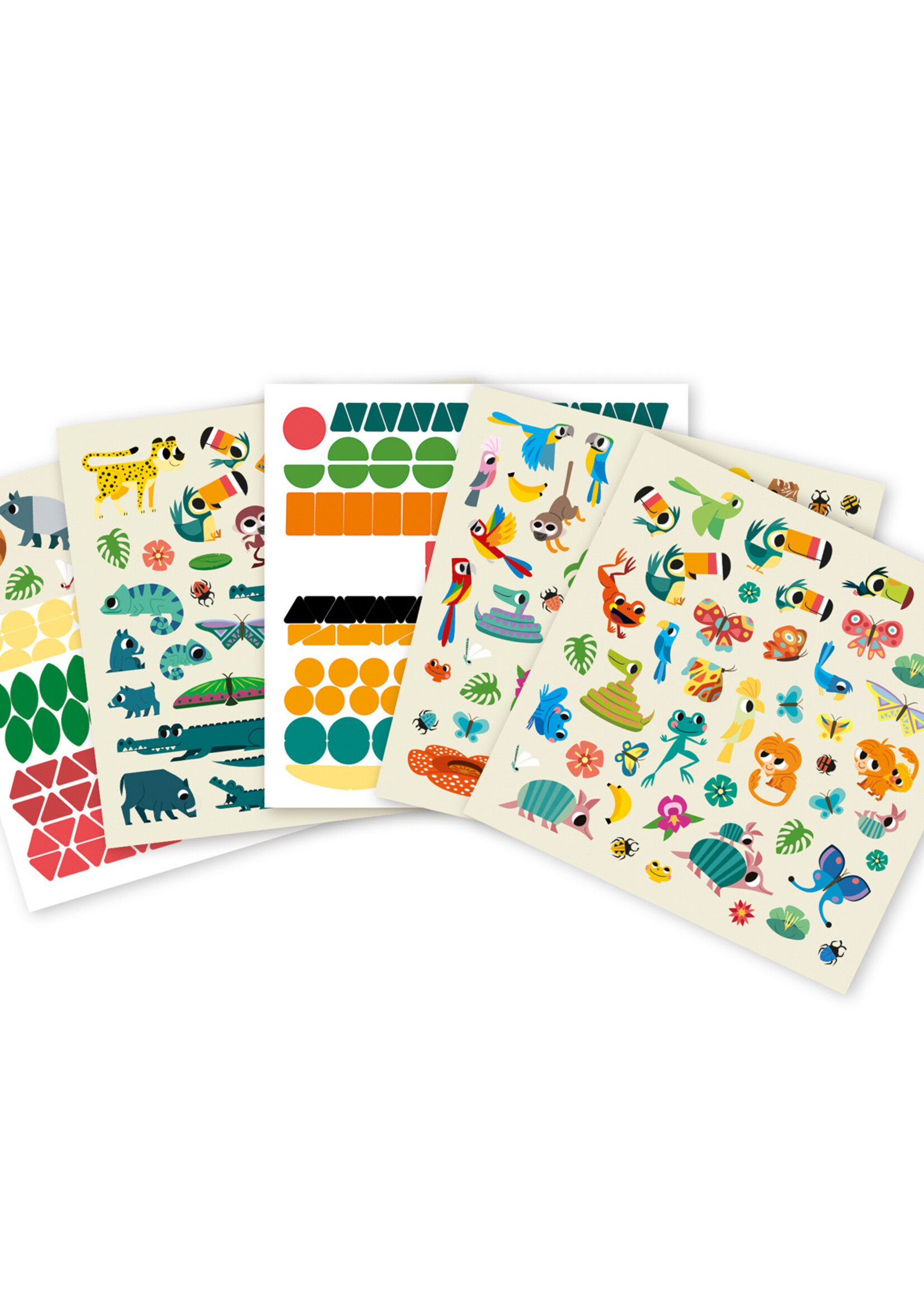 Janod Janod Atelier - 5jr - Stickers plakken