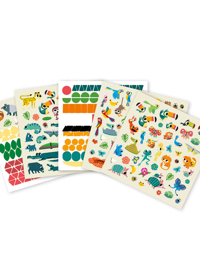 Janod Atelier - 5jr - Stickers plakken