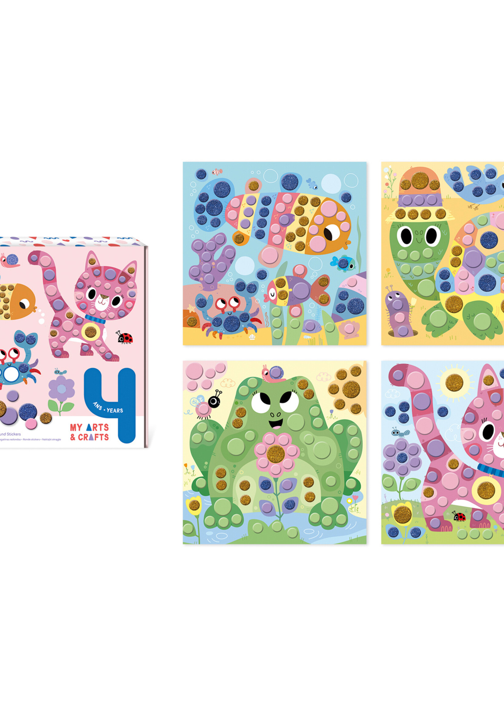Janod Janod Atelier - 4jr - Ronde Stickers