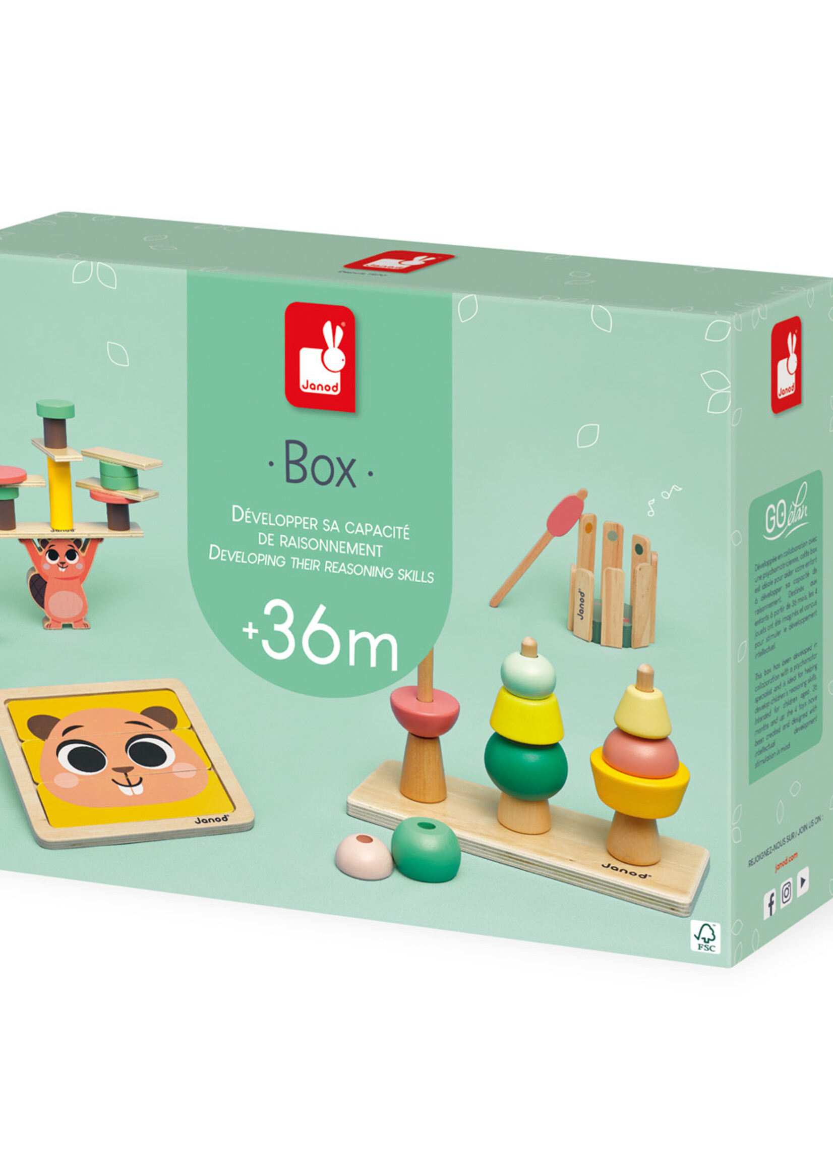 Janod Janod - Box 36 mnd ontwikkeling redeneervaardigheden