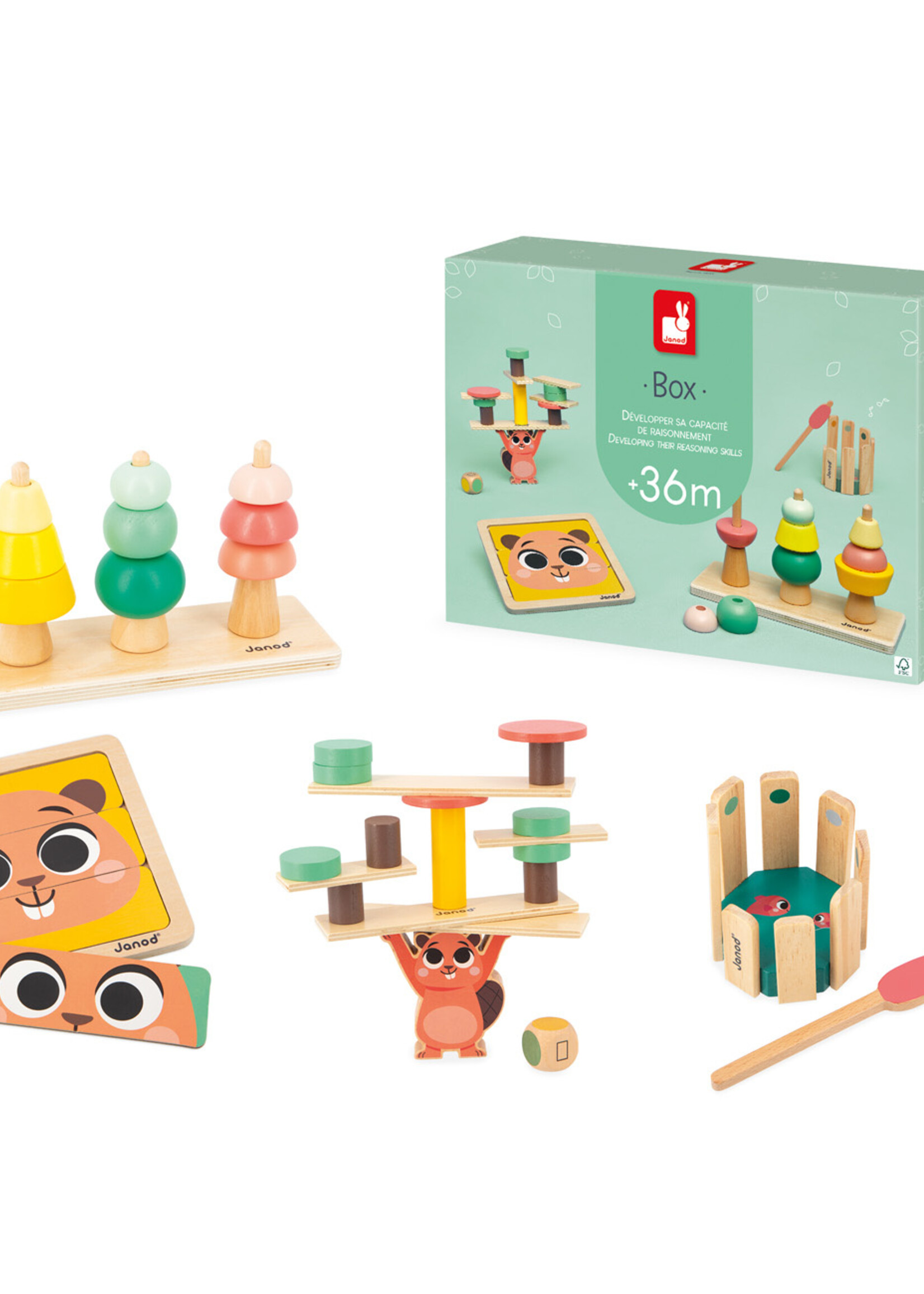 Janod Janod - Box 36 mnd ontwikkeling redeneervaardigheden