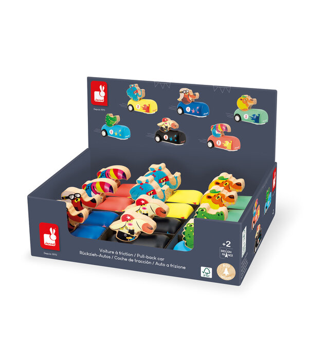 Janod Janod Applepop - Auto's pull-back