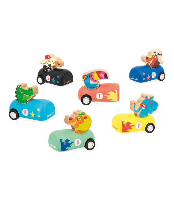 Janod Janod Applepop - Auto's pull-back